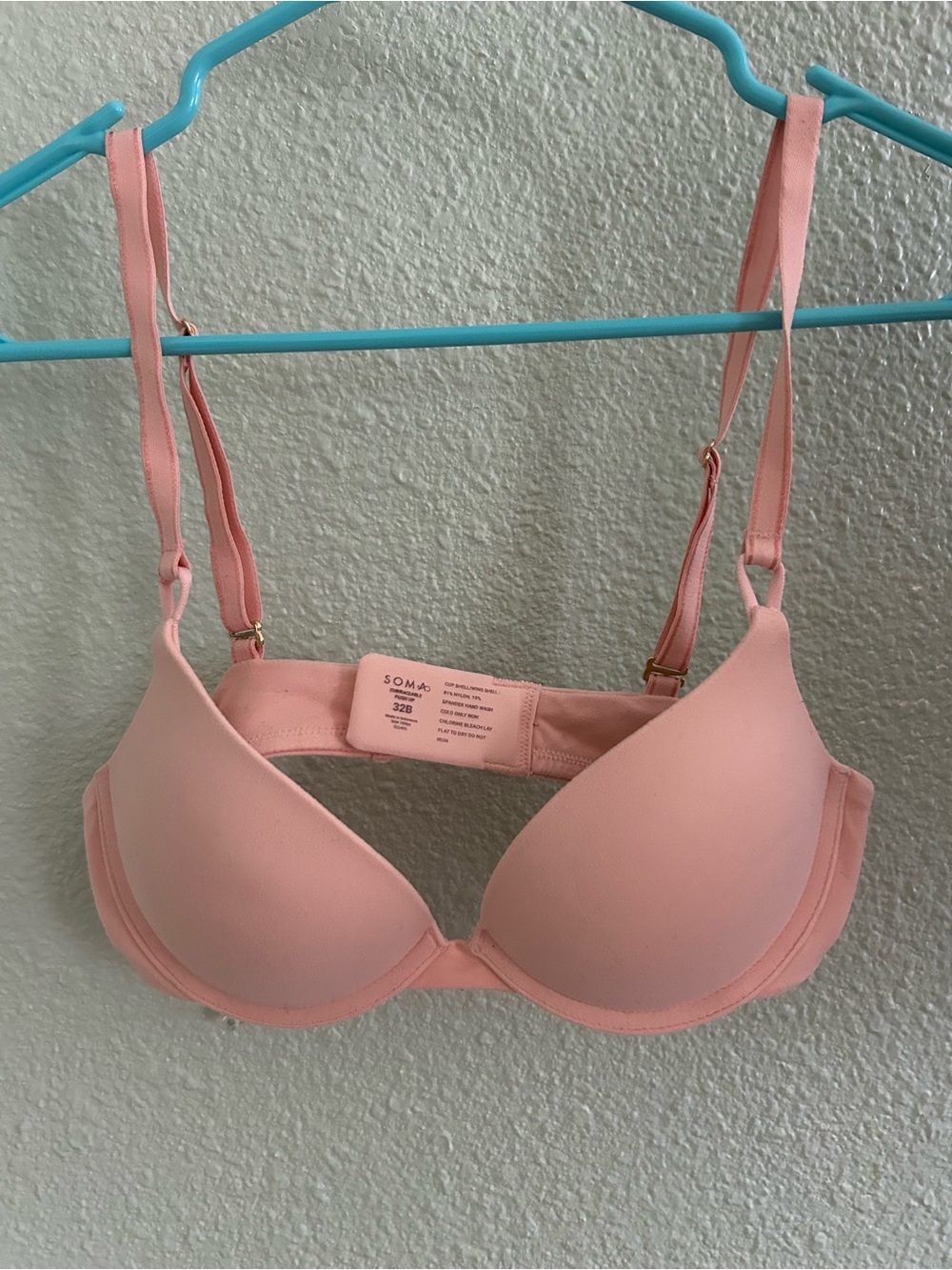 Soma Light Pink Smooth T-Shirt Bra size 32B